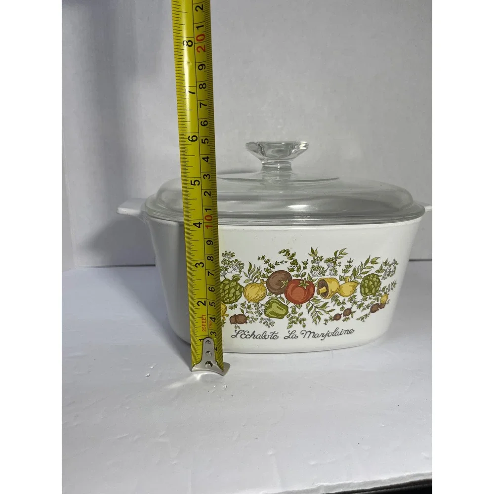 Vintage Corning Ware Spice O Life 3 Quart Dish Lid A-3-B L Echalote Marjolaine